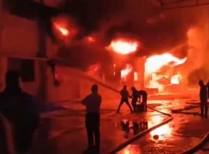 Fire Break out in Dadra