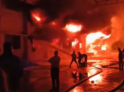 Fire Break out in Dadra