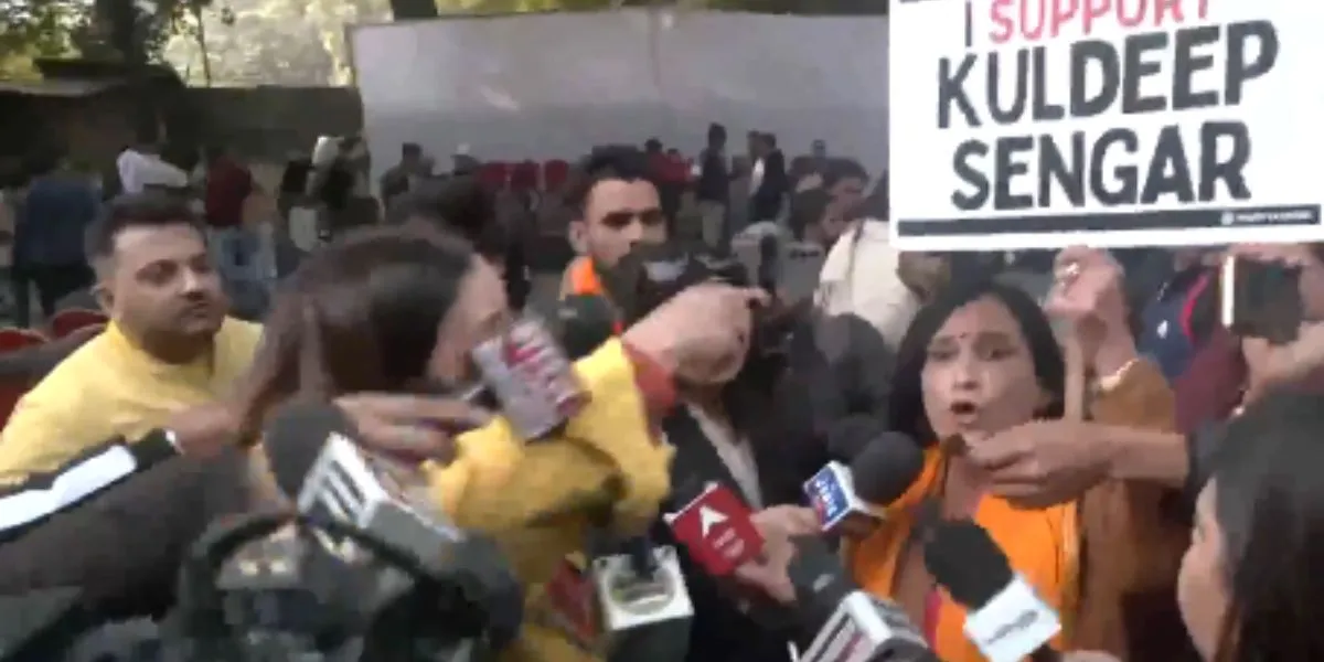 Jantar Mantar Unnao Rape Protest (Image- Social Media)