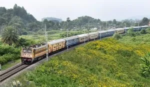 longest train route in india