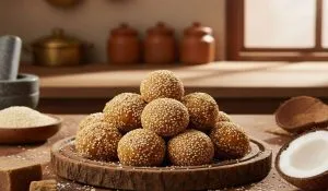 Til ke laddu Ghar par kaise bnaye