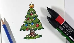 Christmas Tree Drawing Ideas