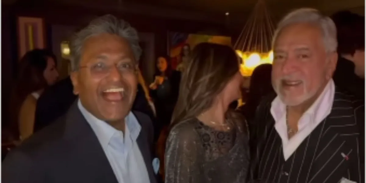 Lalit Modi Jokes With Vijay Mallya (Image- Social Media)