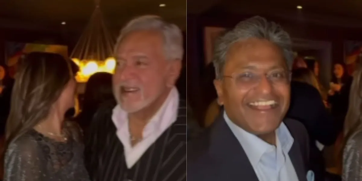 Lalit Modi Jokes With Vijay Mallya (Image- Social Media)