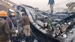 Karnataka Bus-Truck Collision