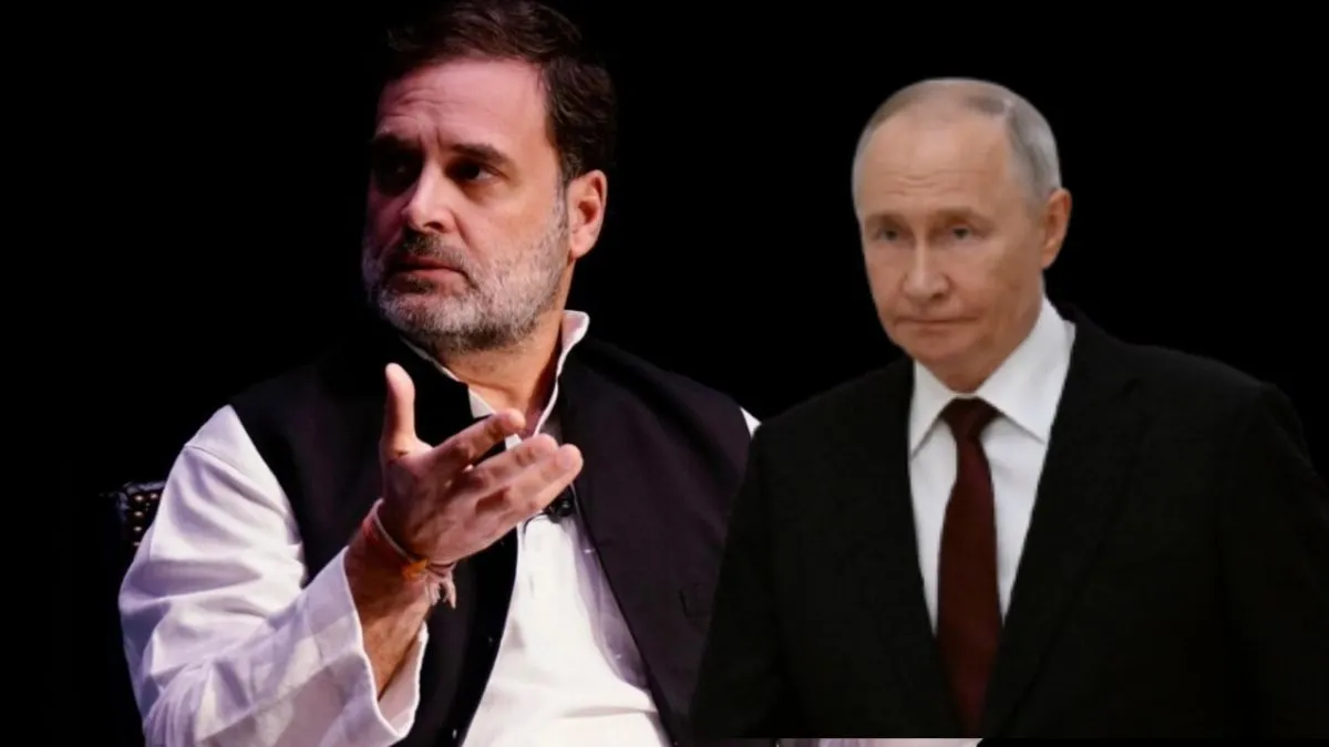 Rahul Gandhi on Putin India Visit