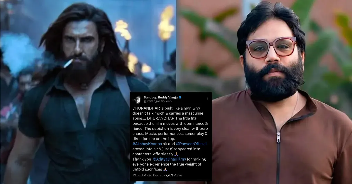 Sandeep Reddy Vanga Praises Dhurandhar