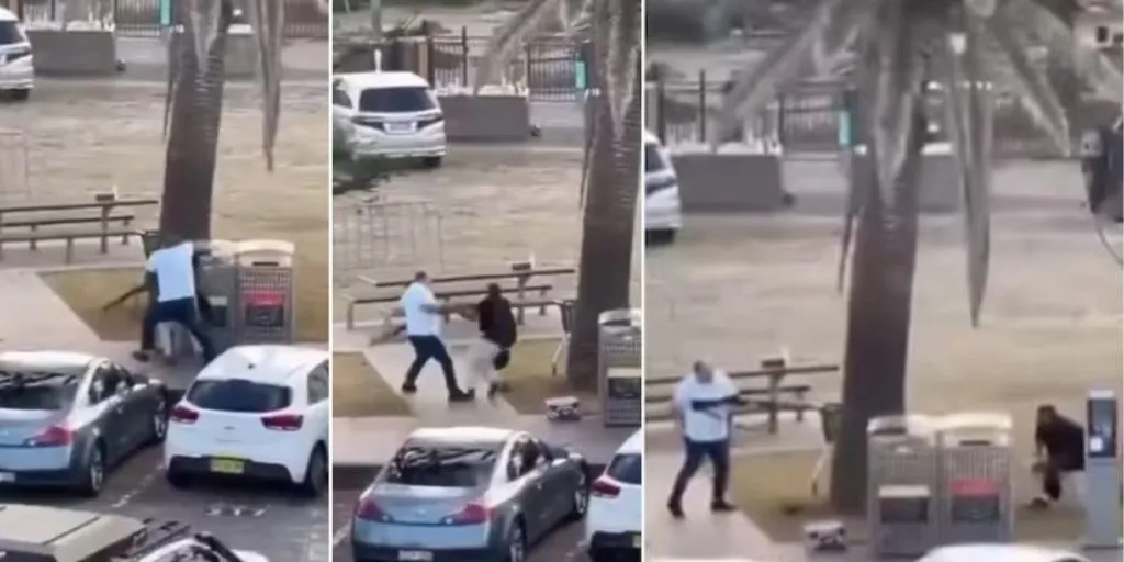 Bondi Beach Shooting Viral Video ( credit S-M )