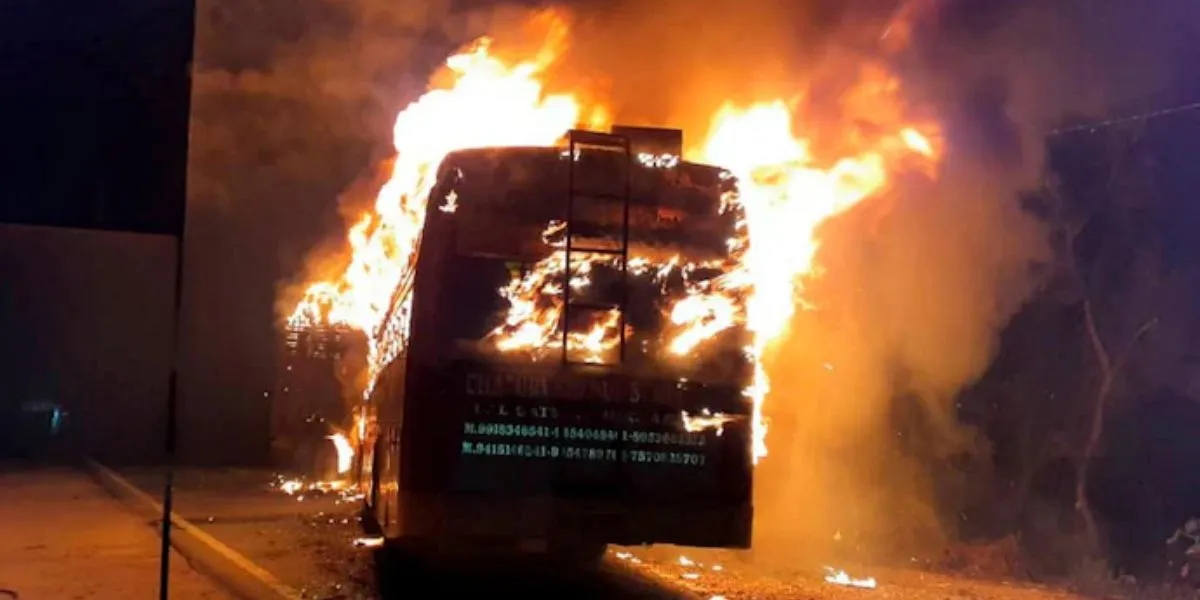 Kannauj Bus Fire Accident (Image- Social Media)