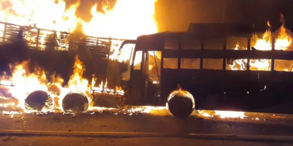 Kannauj Bus Fire Accident (Image- Social Media)