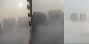 Delhi Pollution Viral Video (source: social media)