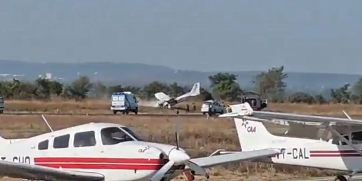 Madhya Pradesh Trainee Plane Crash (source s-m)