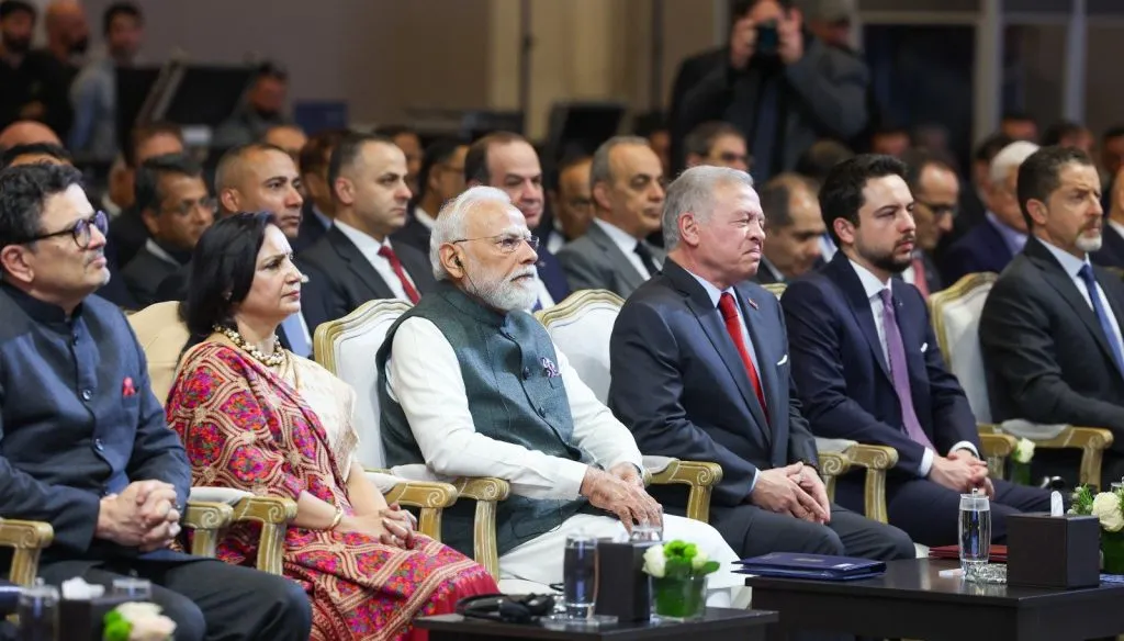 Jordan Crown Prince Drove PM Modi