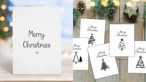 christmas greeting card making ideas