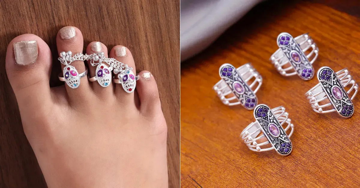 Indian Toe Rings Designs( Source: Social Media)