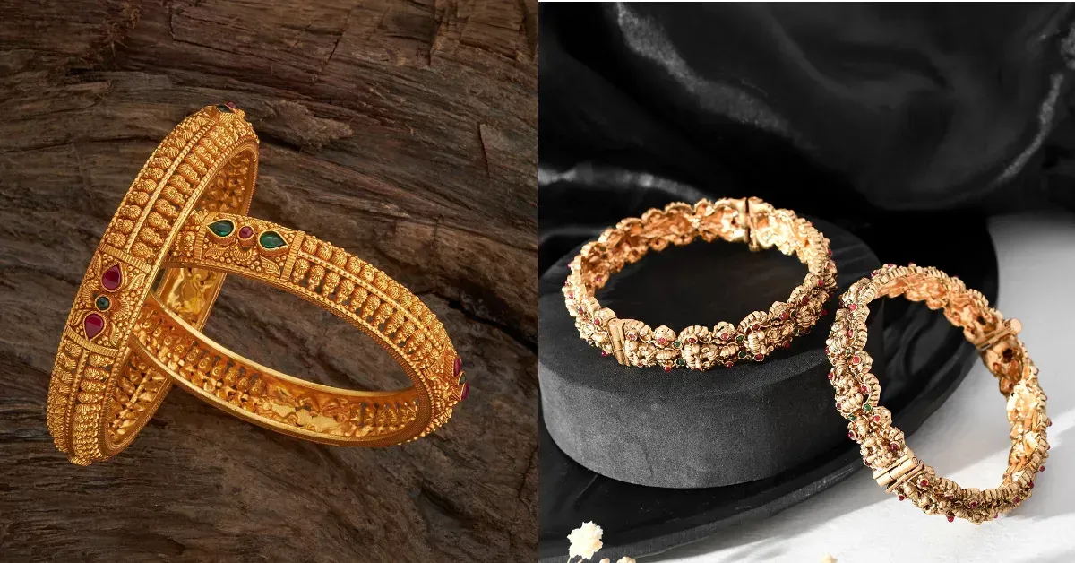 Daily Wear Gold Bangles Design( Social Media)