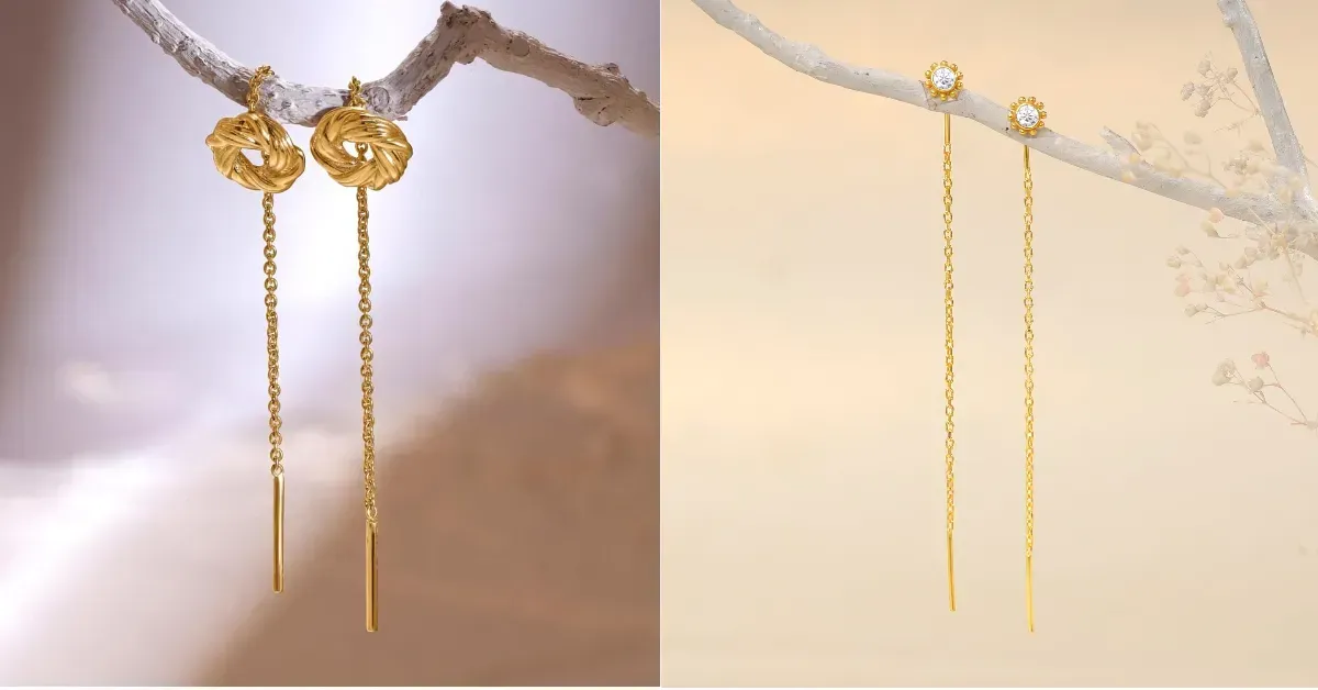 Gold Earrings Designs For Daily Use( Source: Social Media)