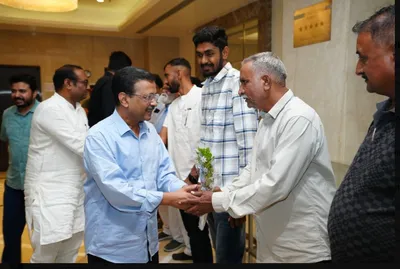 Arvind Kejriwal in Gujarat