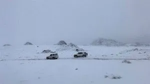 Saudi Arabia Snowfall