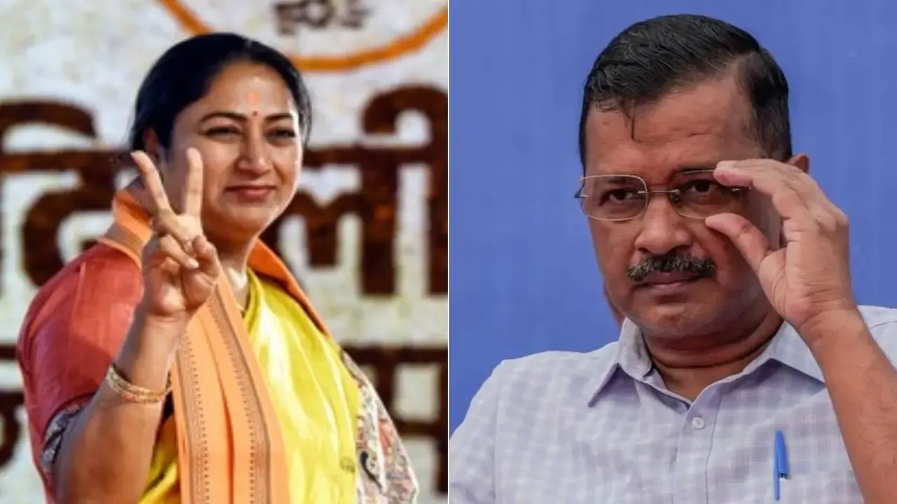 Kejriwal on CM Rekha Gupta Post ( credit S-M )