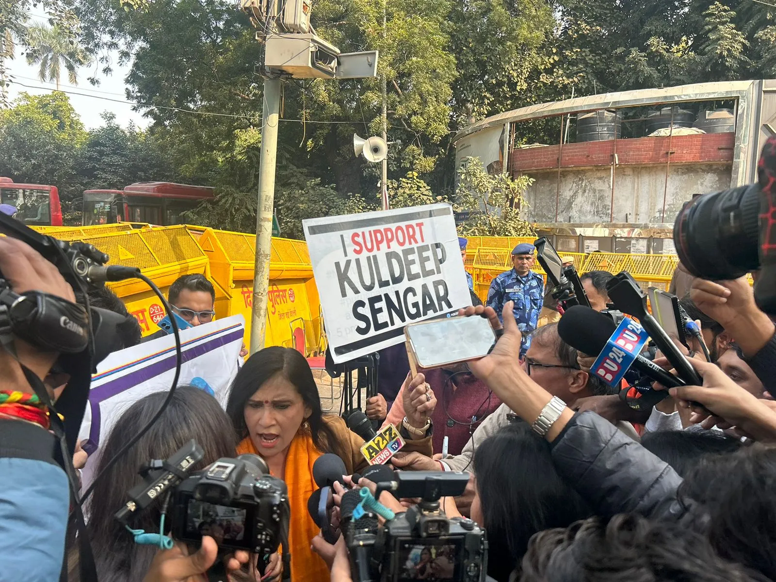 Unnao Rape Victim Protest (Image- Social Media)