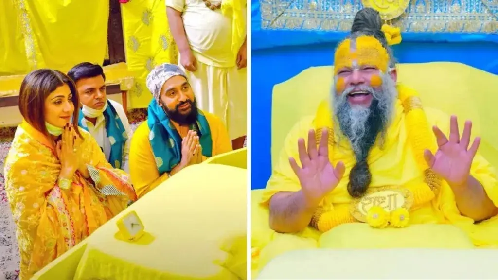 Bollywood Celebrities in Premanand Maharaj Ashram - Source : Social media