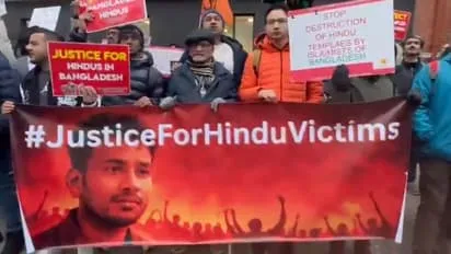 Hindus Protest In London