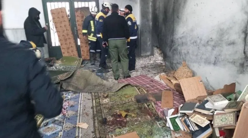 Syria Mosque Blast