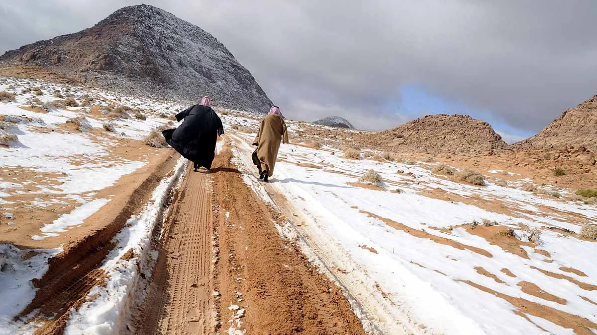 Saudi Arabia Snowfall