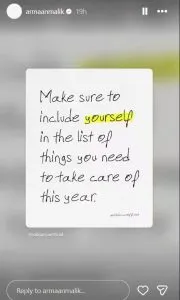 Armaan Malik Health Update