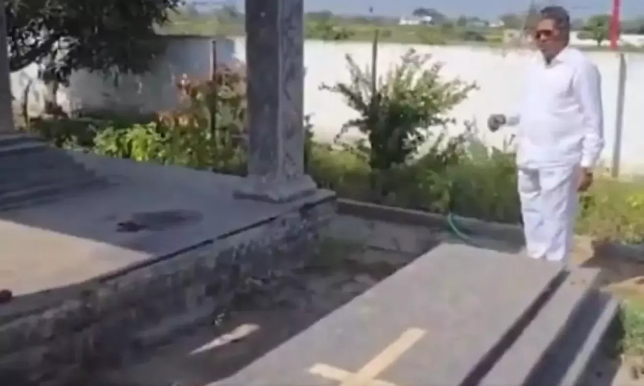 Telangana Man Builds Grave