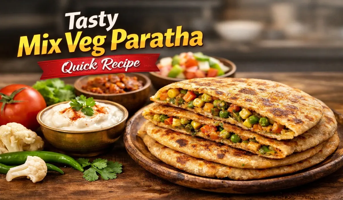 Mix Veg Paratha Recipe