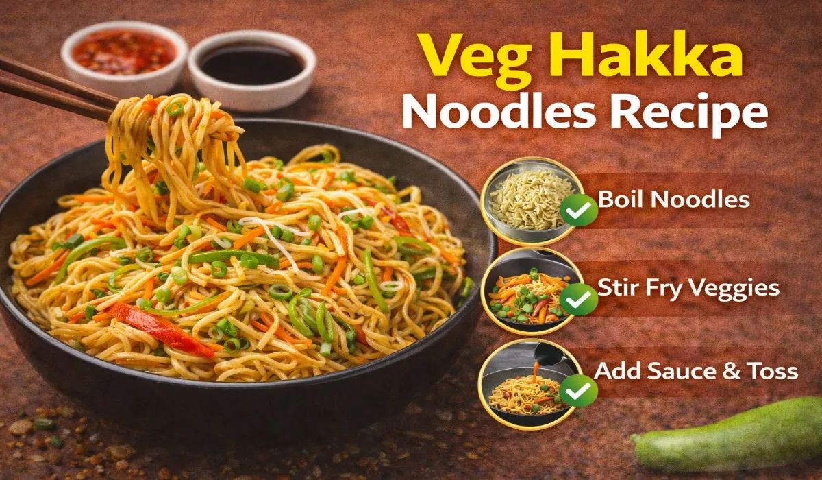Veg Hakka Noodles Recipe (Source: AI)