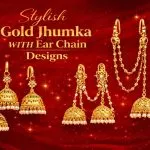 Earrings with Hair Chain