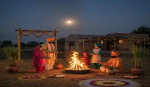 Happy Lohri Wishes in Hindi