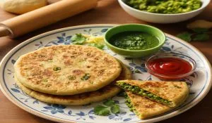 Hare Matar ka Paratha Recipe