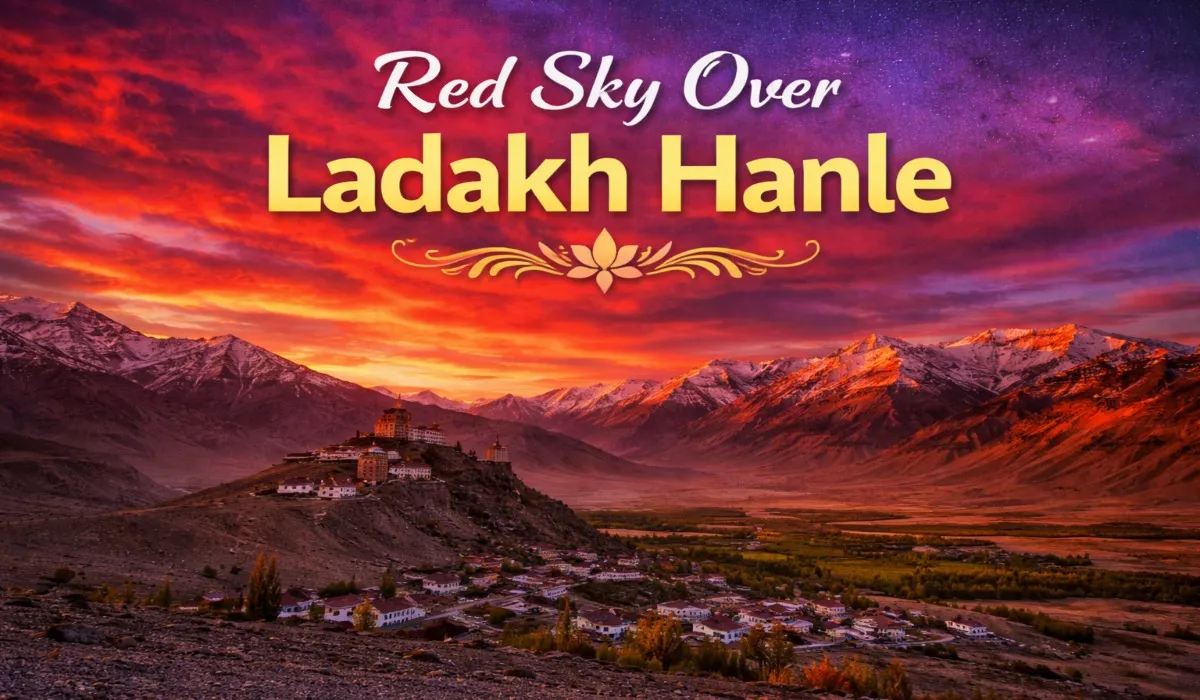 Red Sky Over Ladakh Hanle