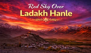 Red Sky Over Ladakh Hanle