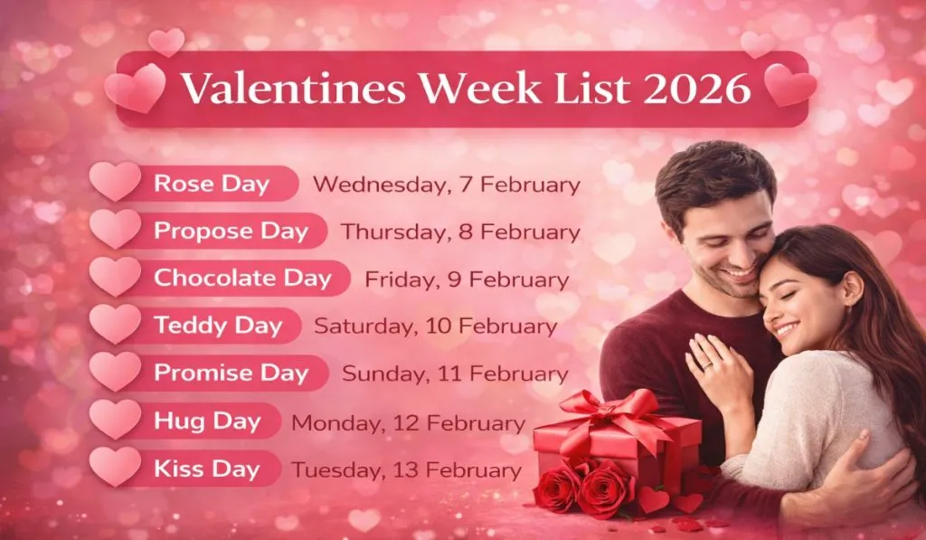 Valentines Week List 2026