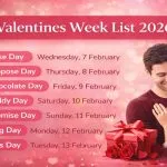 Valentines Week List 2026