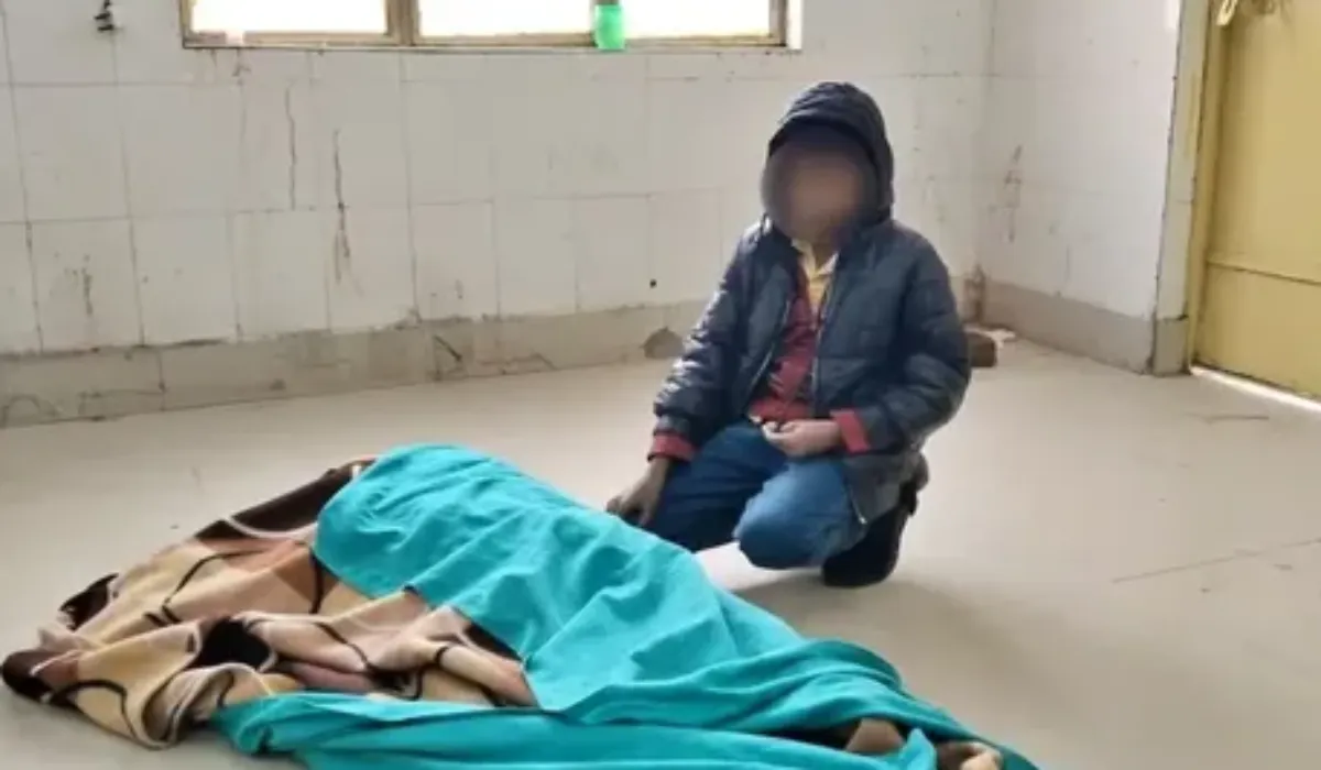 Etah 8 year old boy mother death