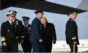 Trump Plane Return To US