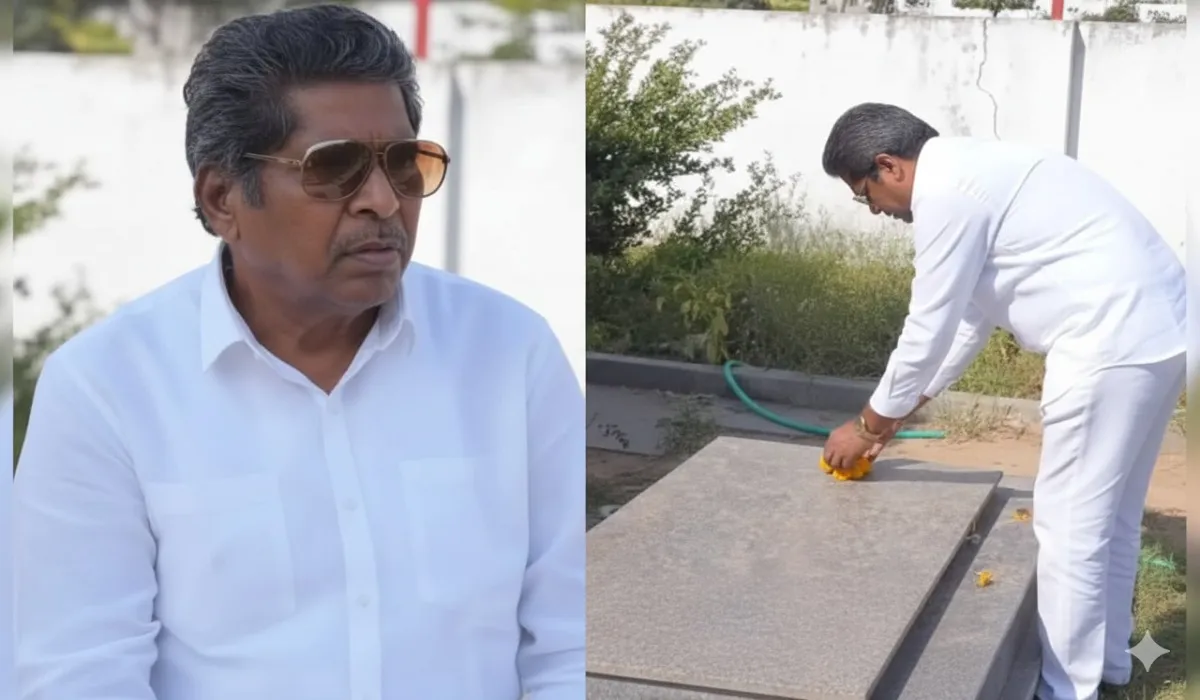 Telangana Man Builds Grave