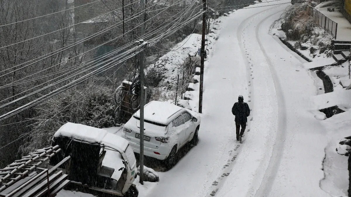Heavy Snowfall in Jammu