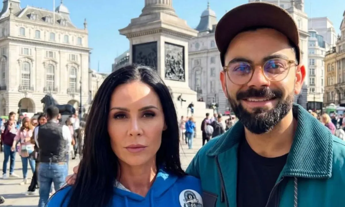 Virat Kohli with Kendra Lust