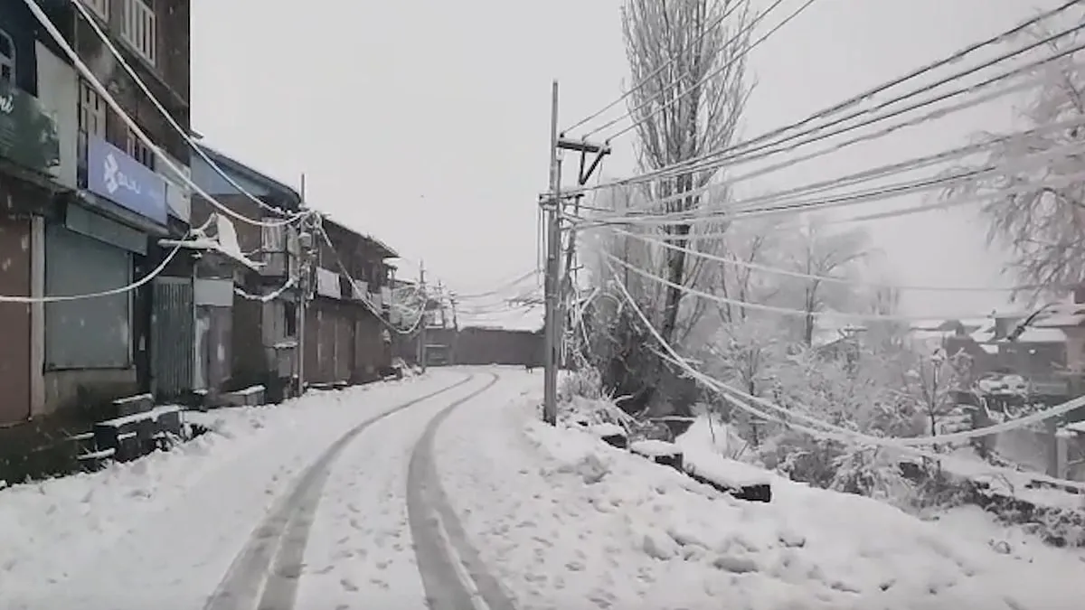 Jammu Kashmir snowfall 2