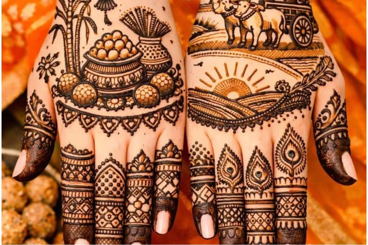 Makar Sankranti Mehndi Designs( Source: Social Media)