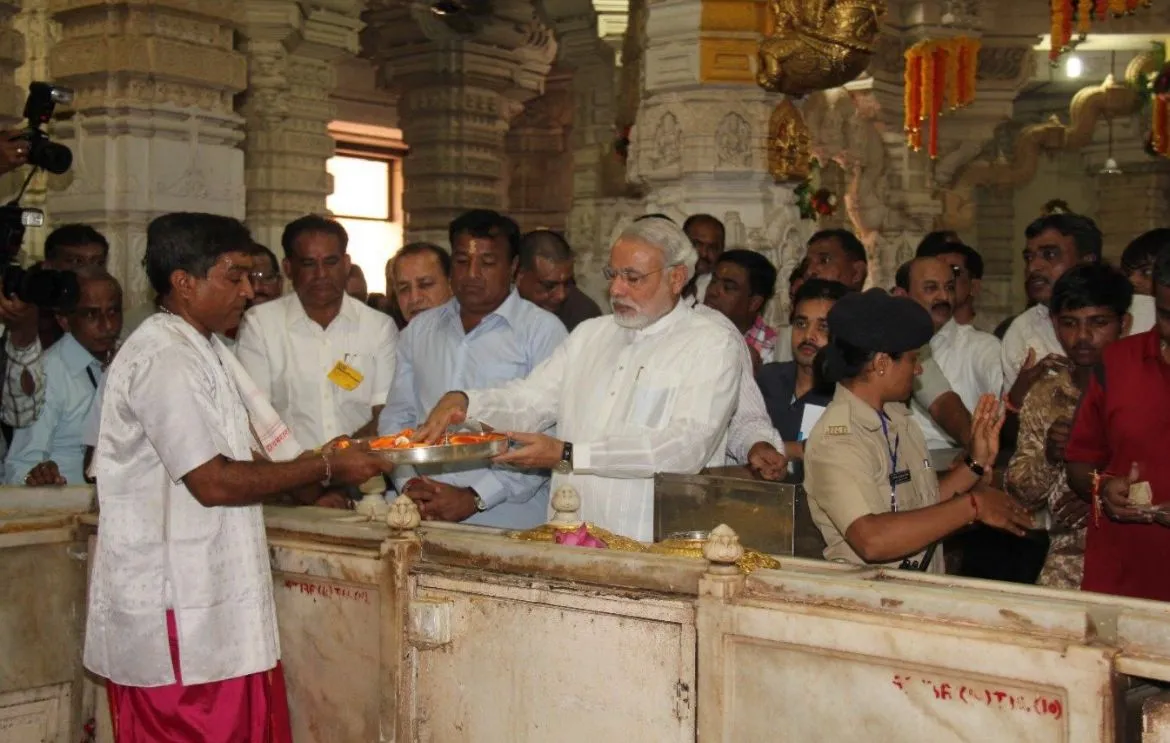 PM Modi Somnath Temple Visit