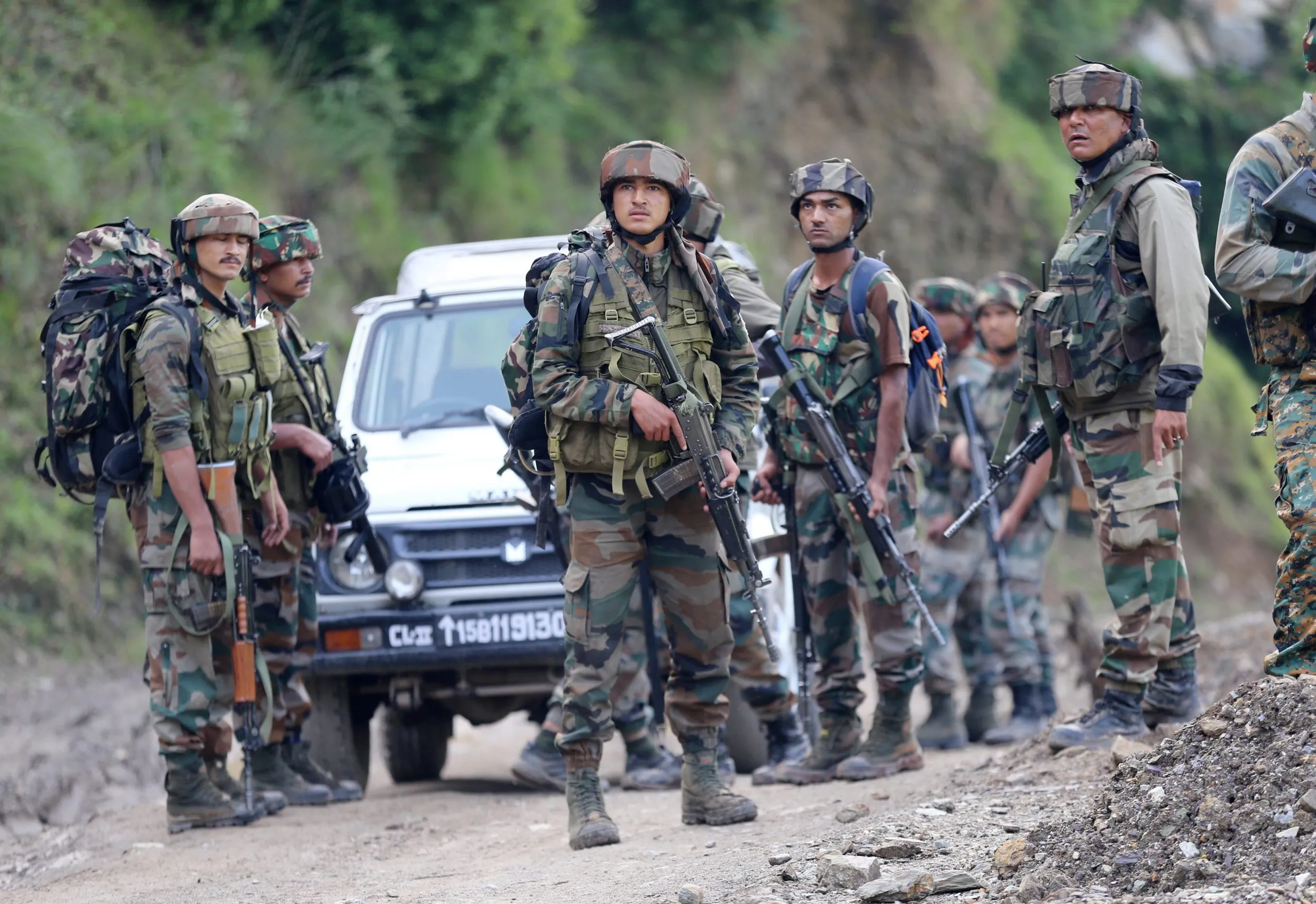 Kathua Encounter Today (Photo: Social media)