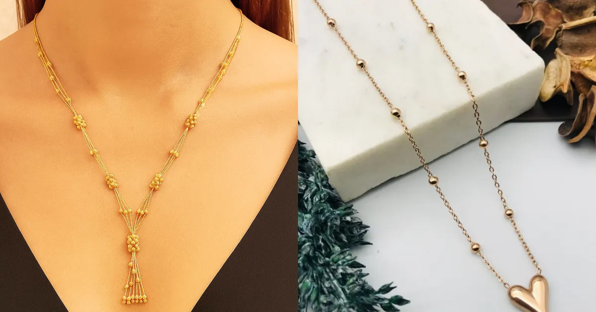 Gold Chain Pendant Design( Source: Social Media)